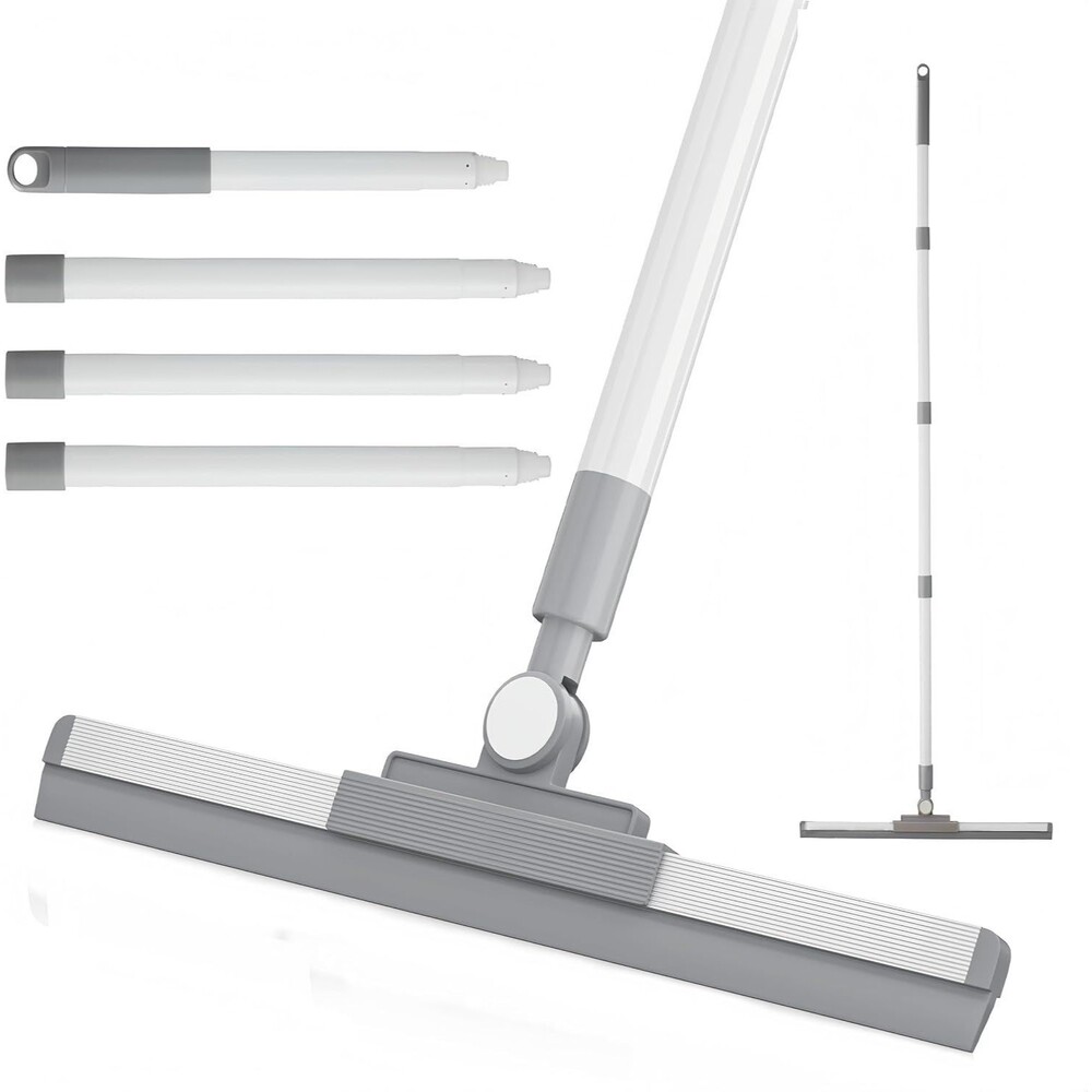 YANGMUM Floor Squeegee for Concrete Floor, Long Handle Shower Squeegee